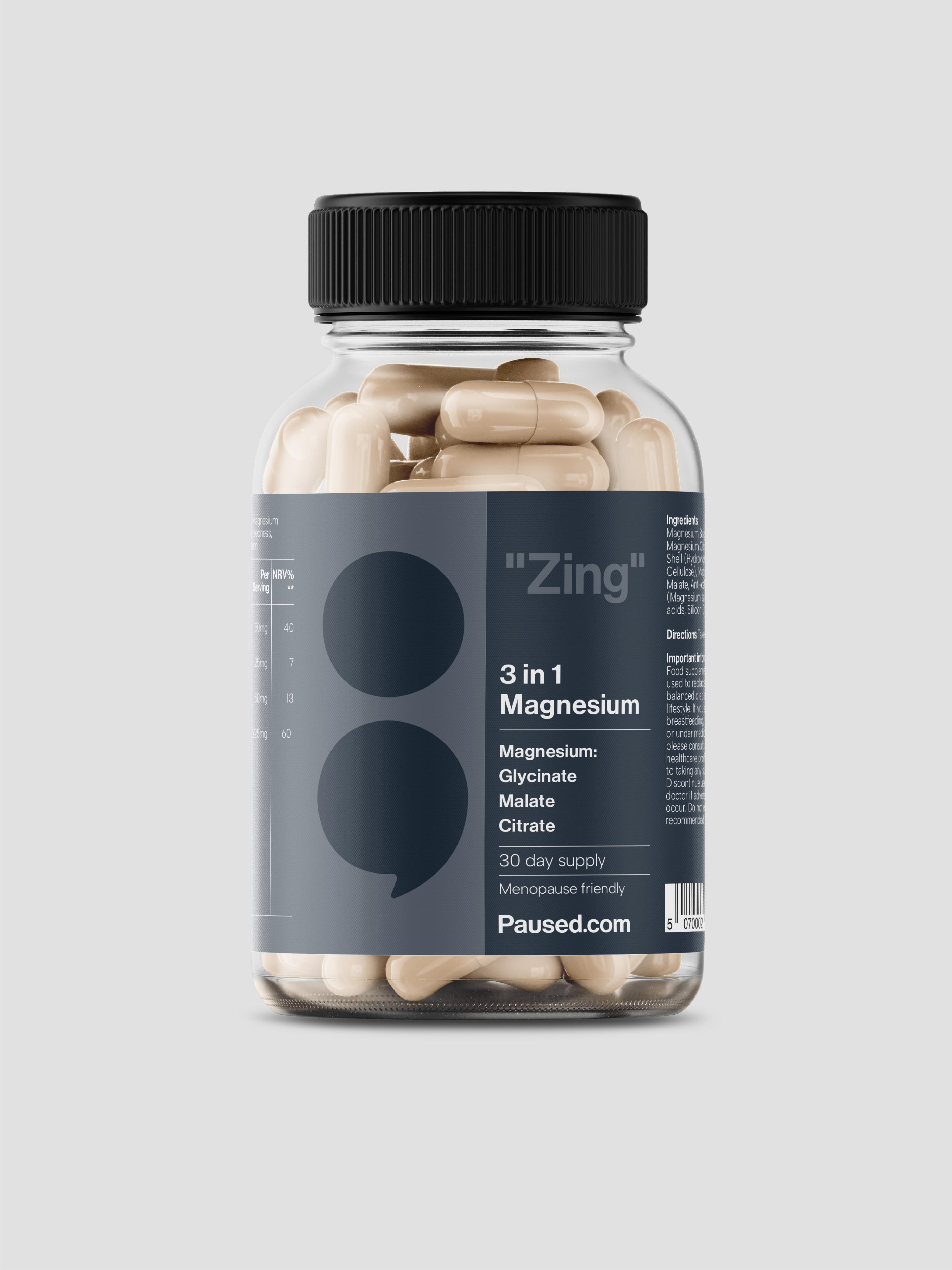 Paused Magnesium 3 in 1 complex