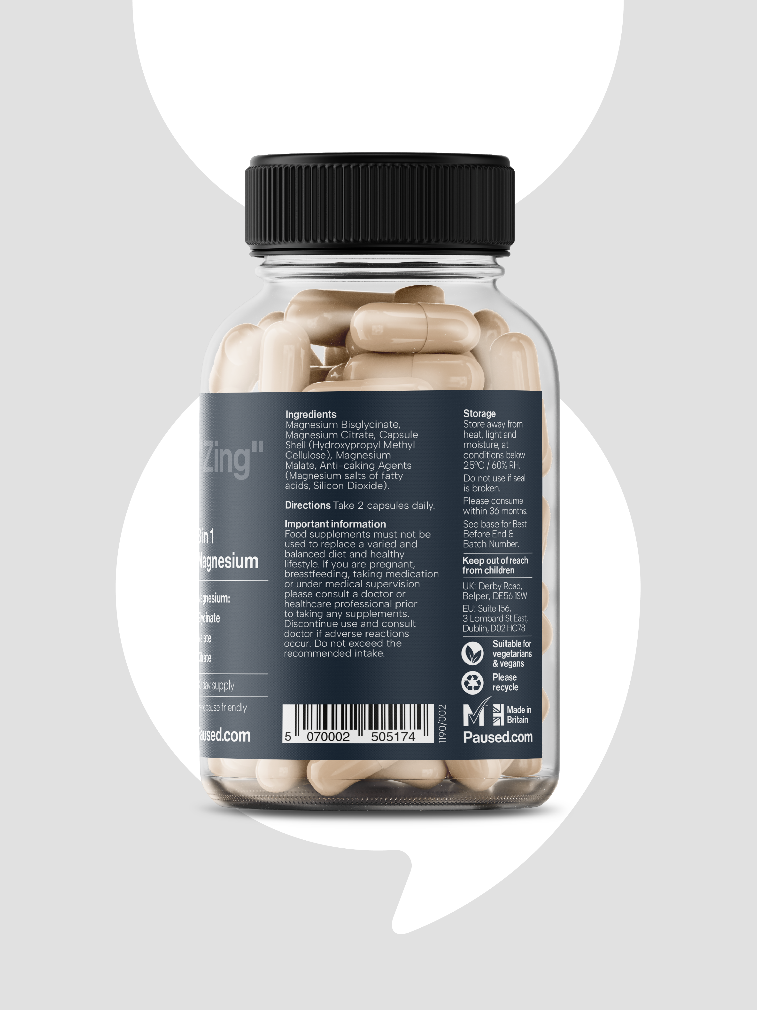 Paused Magnesium 3 in 1 complex