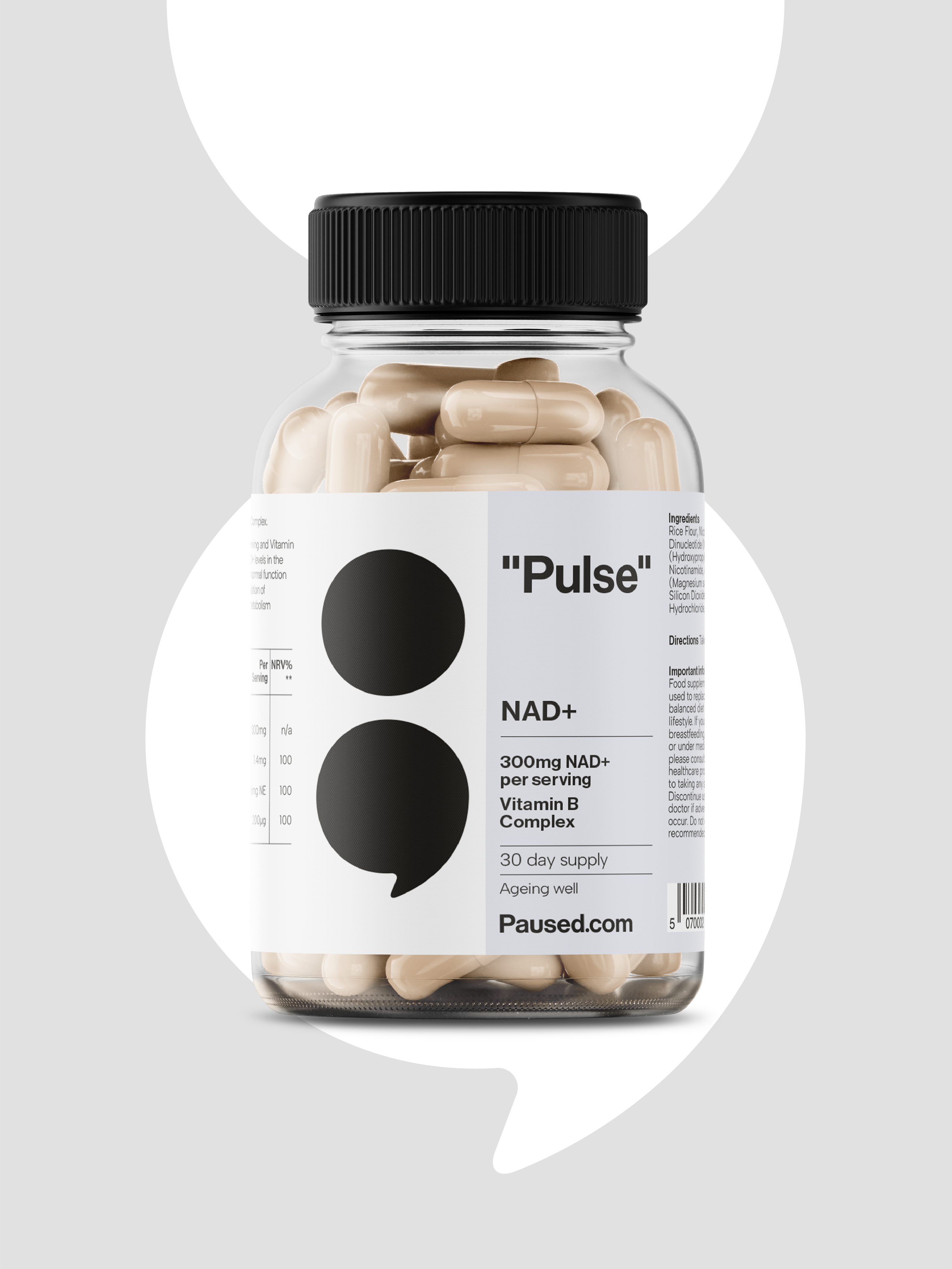 NAD⁺ 300mg with Vitamin B Complex | Cellular Energy & Metabolic Support