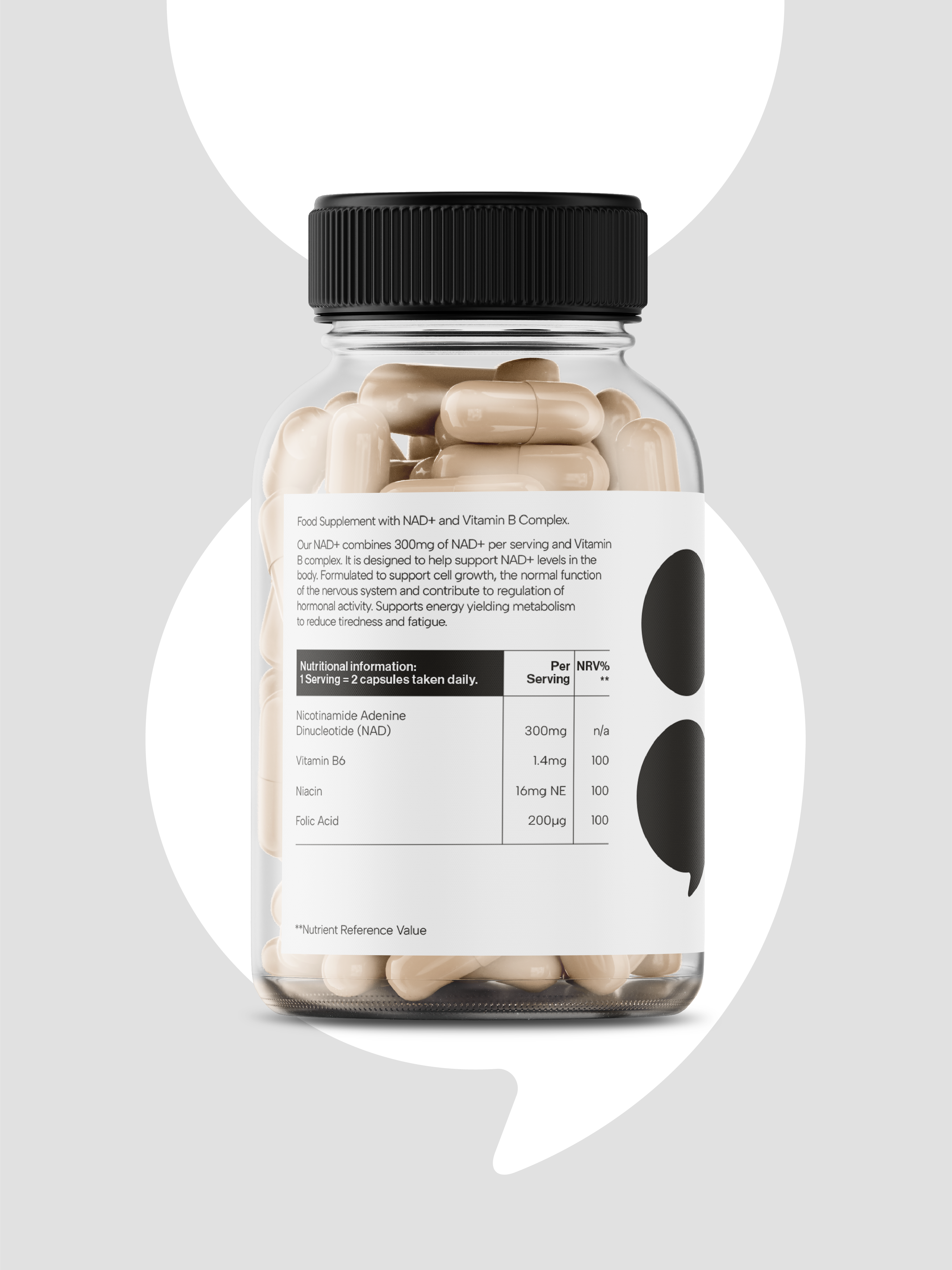 NAD⁺ 300mg with Vitamin B Complex | Cellular Energy & Metabolic Support