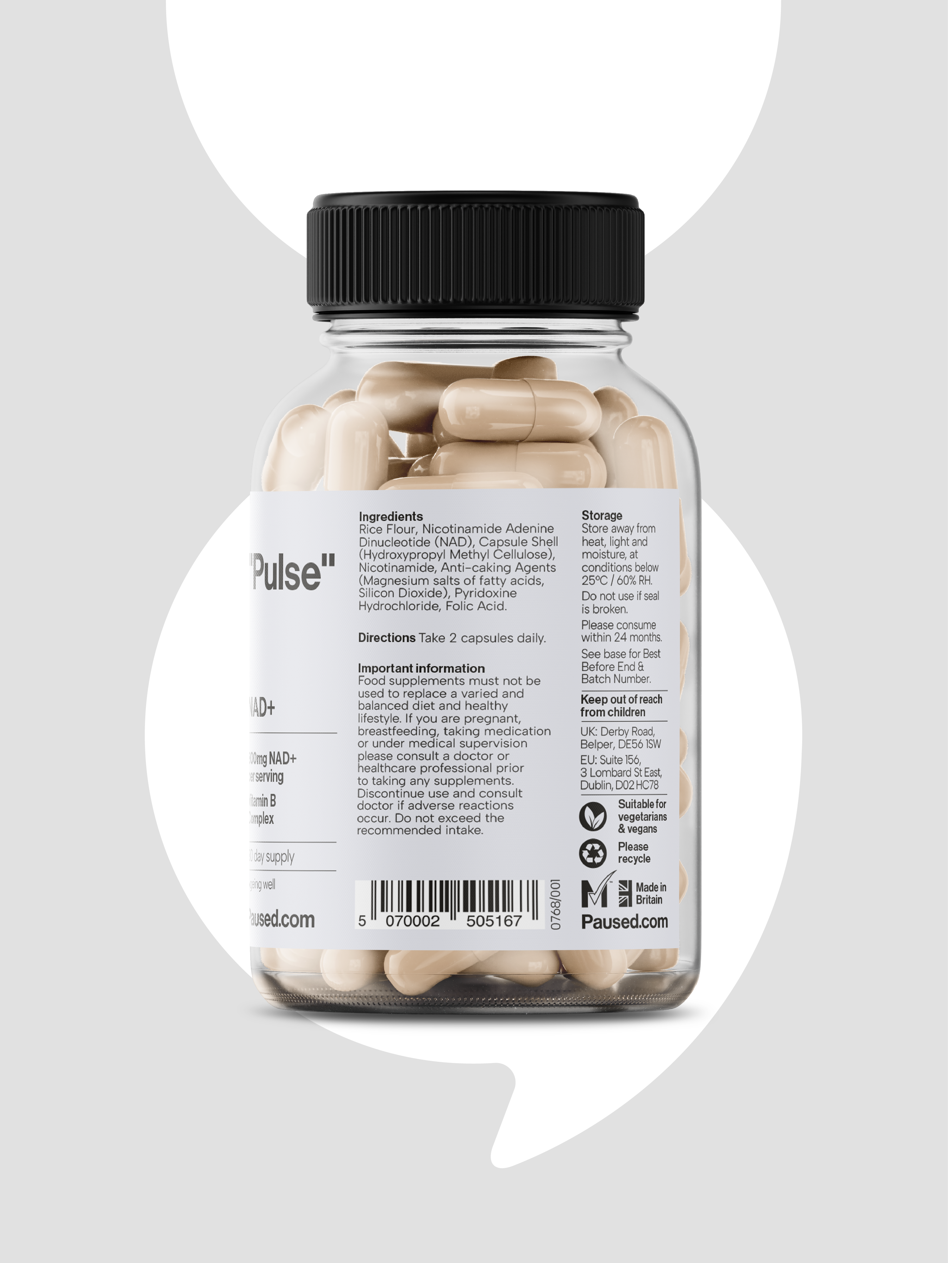 NAD⁺ 300mg with Vitamin B Complex | Cellular Energy & Metabolic Support