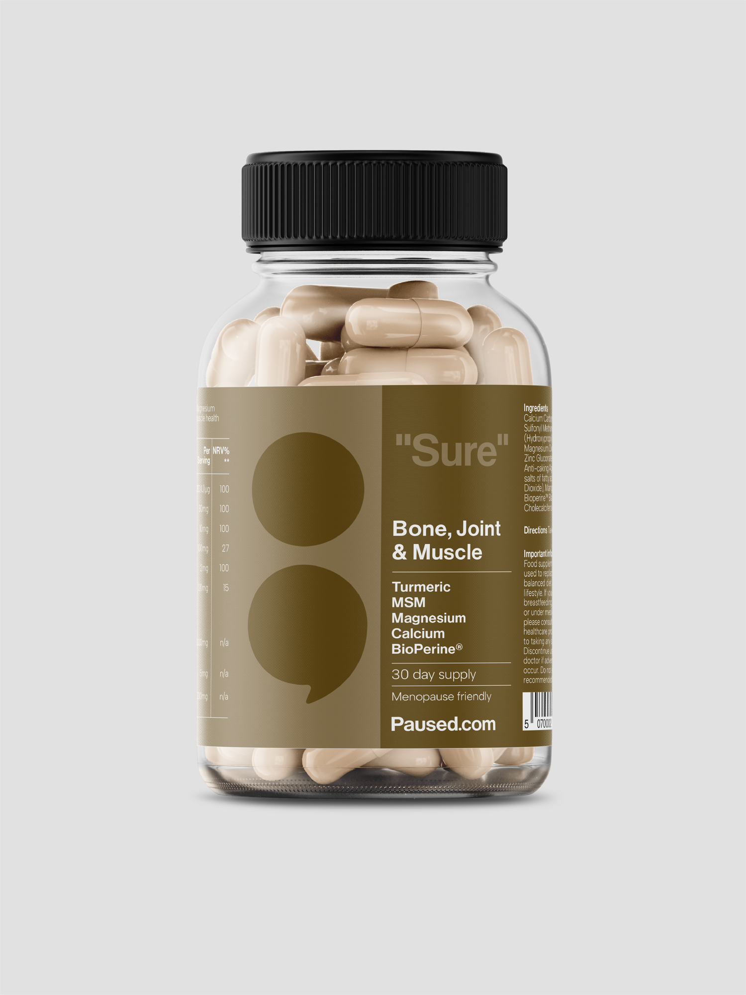 Paused Bone, Joint &amp; Muscle Support