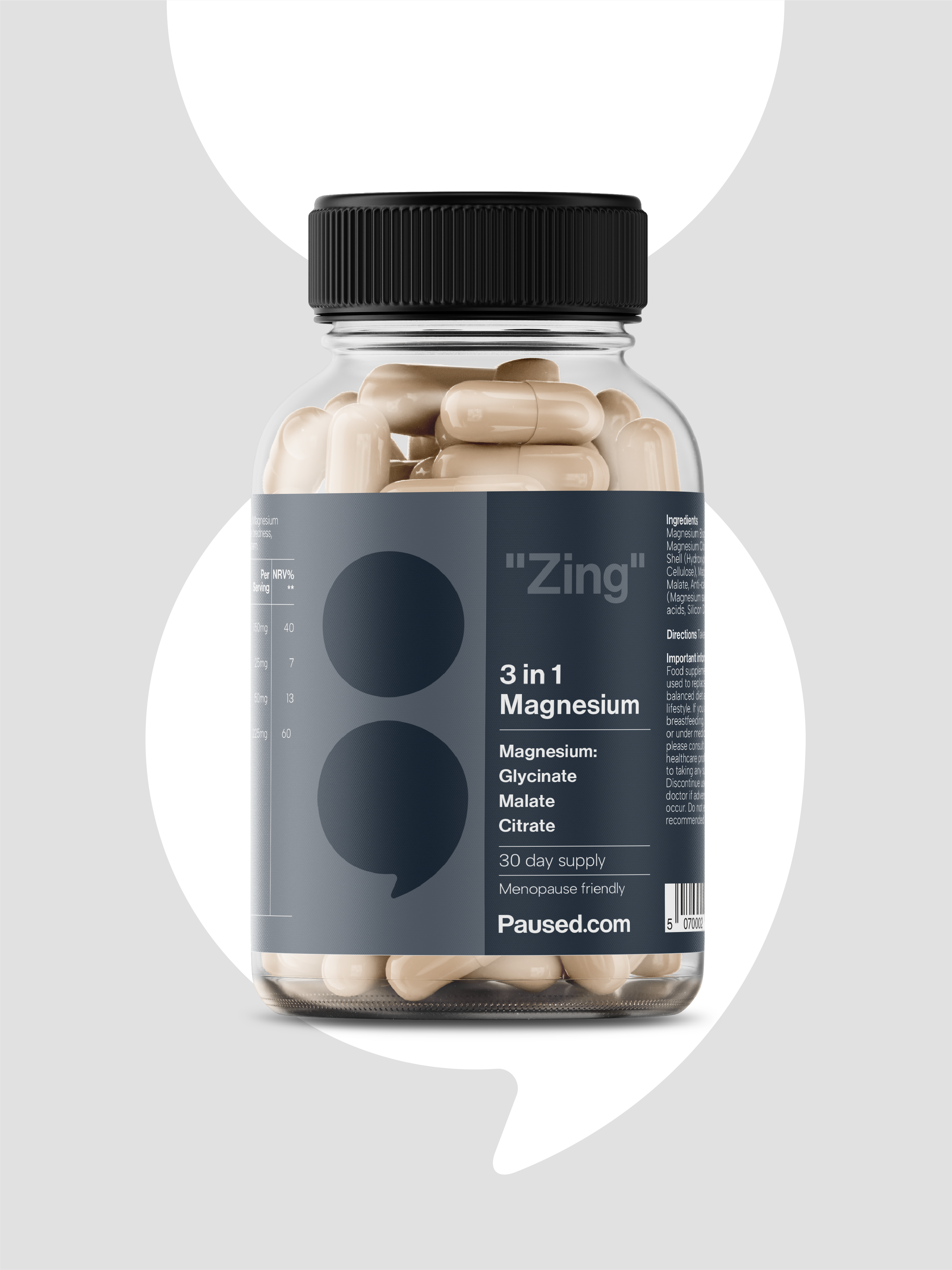 Paused Magnesium 3 in 1 complex