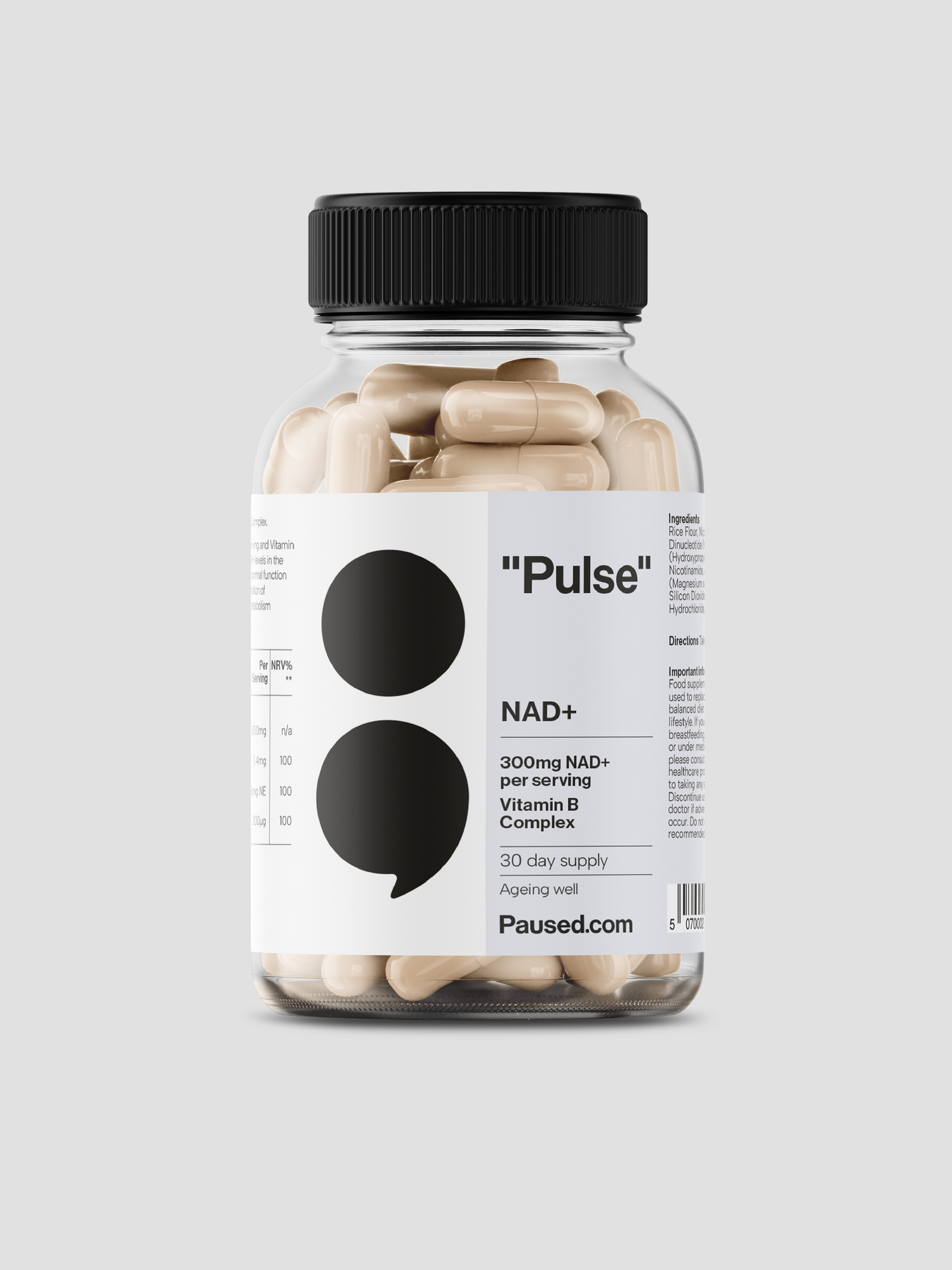 NAD⁺ 300mg with Vitamin B Complex | Cellular Energy &amp; Metabolic Support