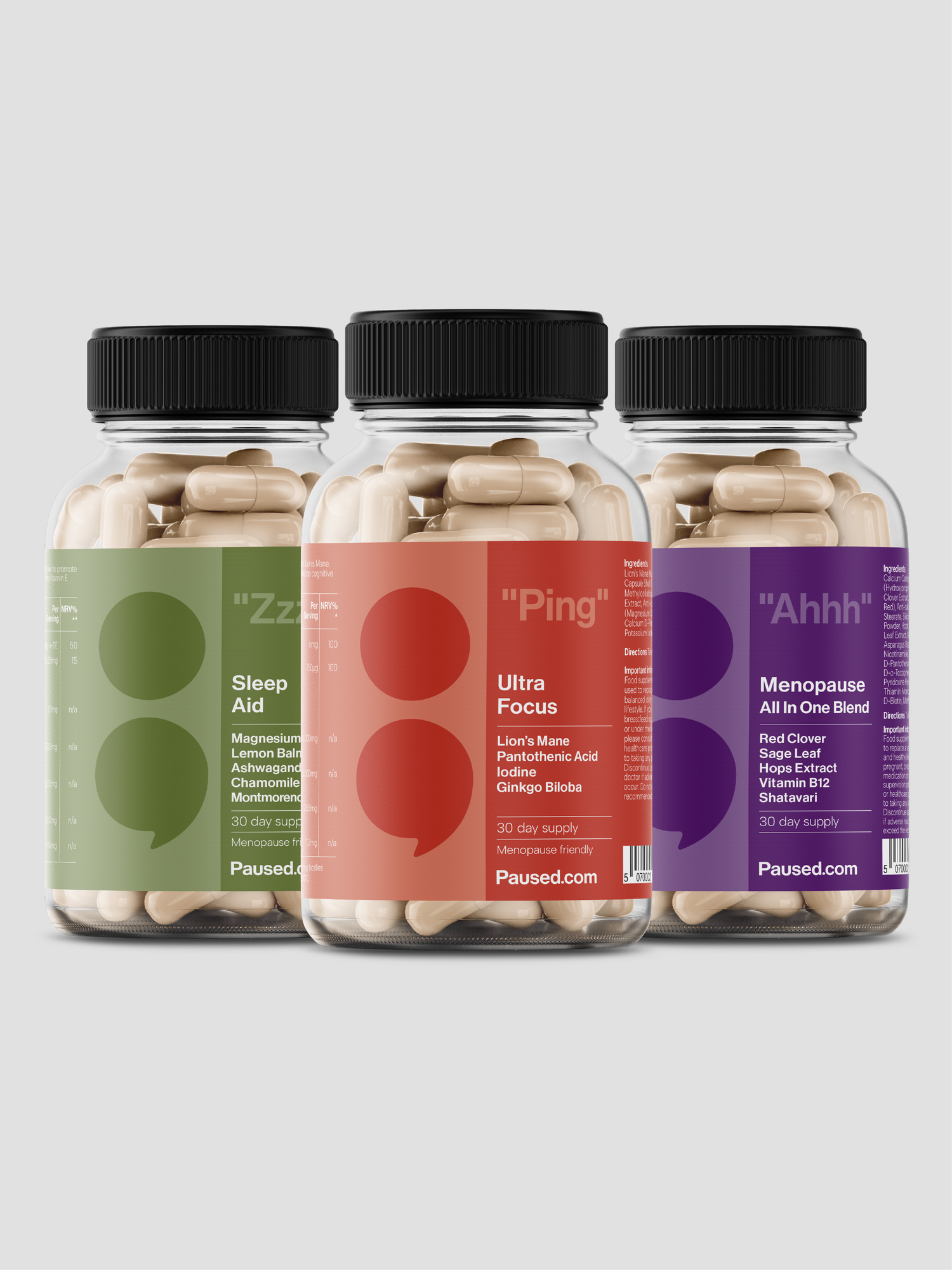 Ultra Focus Bundle | Science-Led Nutritional Support for Focus, Sleep &amp; Menopause